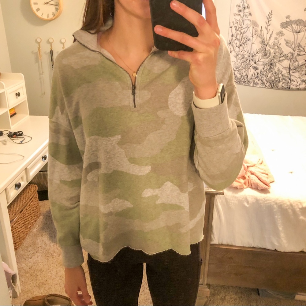 Aerie Camo Pullover